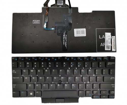 Keyboard DELL Latitude: E5450, E5470, E5480 with backlight and trackpoint image 1