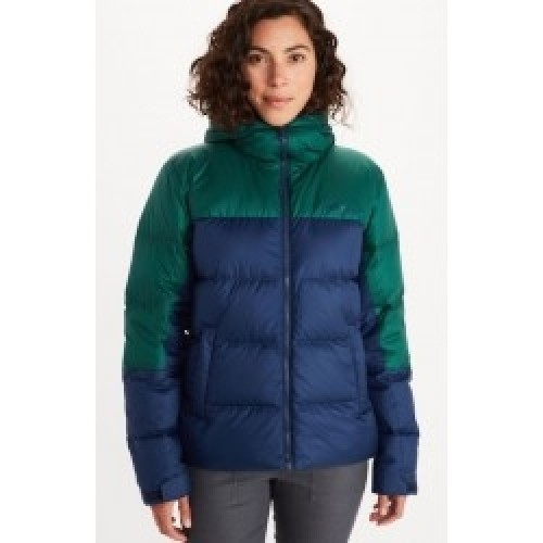 Marmot Jaka Wms Guides Down Hoody L Arctic Navy/Botanical Garden image 1