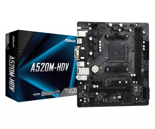 MB AMD A520 SAM4 MATX/A520M-HDV ASROCK image 1