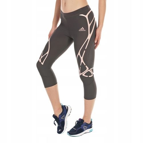 Adidas W Sprint Web 3/4 tights / Melna / M image 1