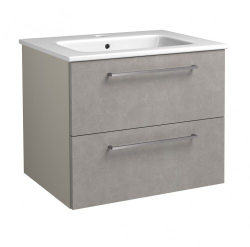 Basin unit with washbasin Raguvos Baldai JOY 61 CM concrete/taupe 12113314 image 1