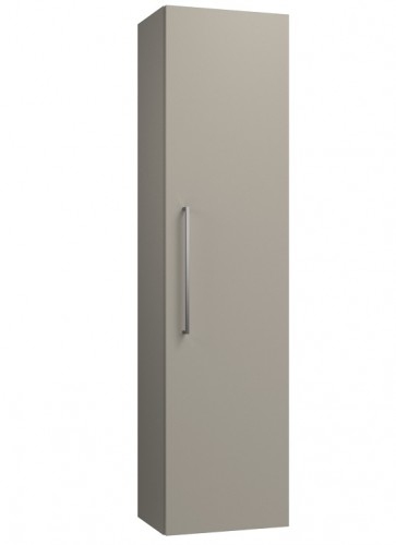 TALL UNIT WITH ACCESSORIES PANEL Raguvos Baldai JOY 35 CM taupe, glossy chrome 12301213 image 1