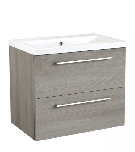 Basin unit with washbasin Raguvos Baldai SCANDIC 51 CM grey ash 15112203 image 1