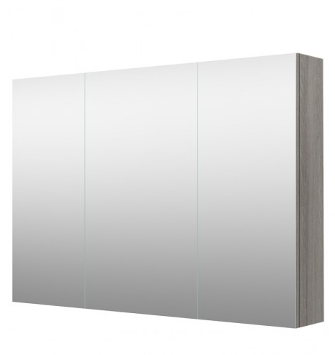 Шкафчик с зеркальными дверцами Raguvos Baldai SCANDIC 100 CM grey ash 1500703 image 1