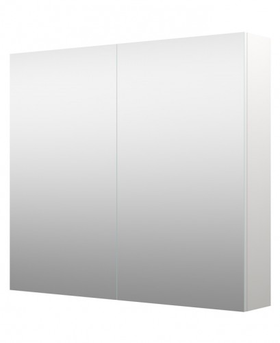 Шкафчик с зеркальными дверцами Raguvos Baldai MILANO 80 CM matt white 1900512 image 1