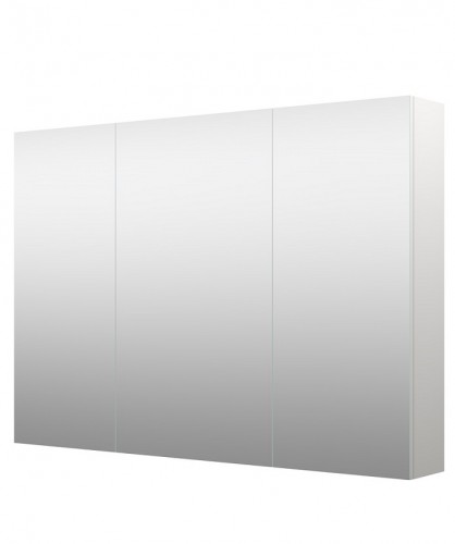 Шкафчик с зеркальными дверцами Raguvos Baldai MILANO 100 CM matt white 1900712 image 1