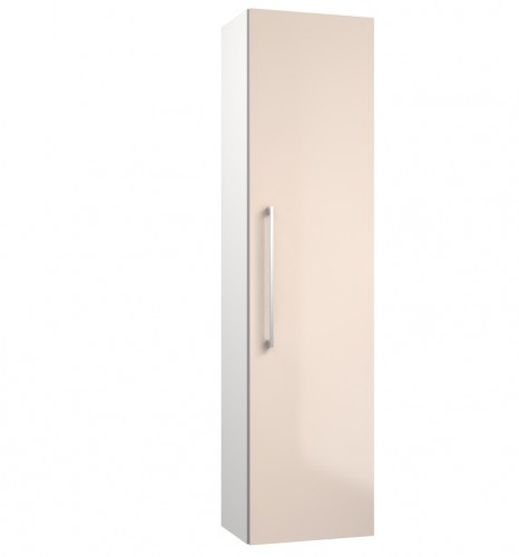 TALL UNIT WITH ACCESSORIES PANEL Raguvos Baldai ALLEGRO 35 CM glossy beige/white 1130208 image 1