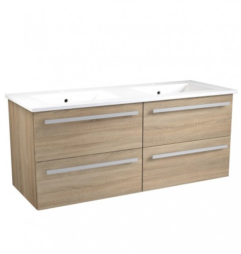 ШКАФЧИК С РАКОВИНОЙ Raguvos Baldai SERENA 121 CM grey oak 14113810 image 1