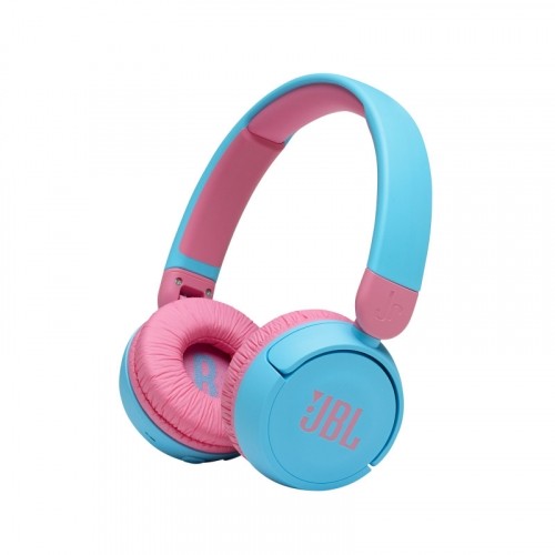 JBL on-ear austiņas ar Bluetooth bērniem, zilas ar rozā - JBLJR310BTBLU image 1