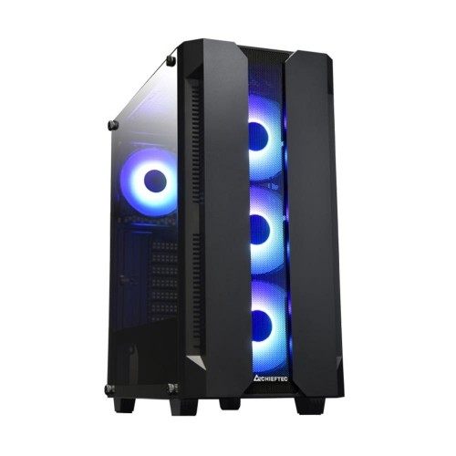 CASE MIDITOWER ATX W/O PSU/HUNTER TG GS-01B-OP CHIEFTEC image 1