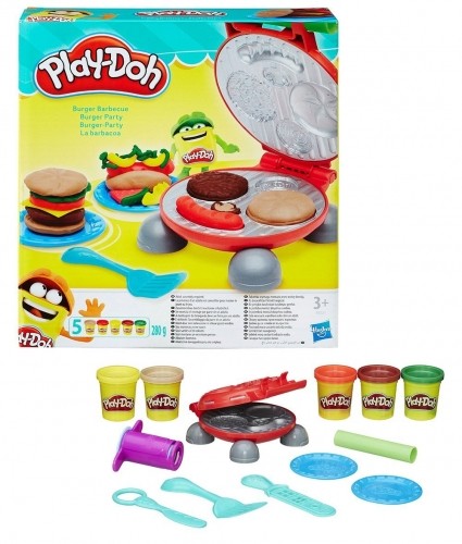 Play-doh plastilīns Burger grils image 1