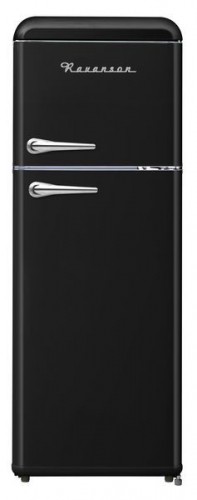 Retro fridge Ravanson LKK210RB black image 1