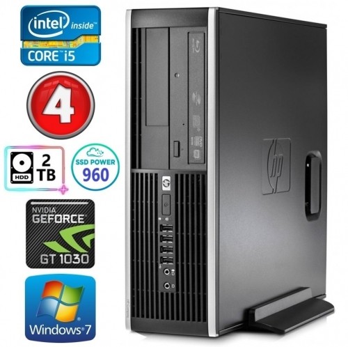 Hewlett-packard HP 8100 Elite SFF i5-750 4GB 960SSD+2TB GT1030 2GB DVD WIN7Pro image 1