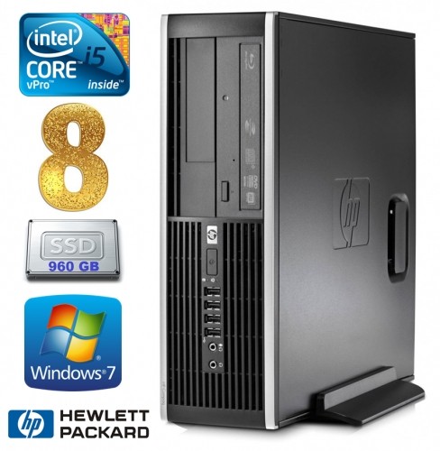 Hewlett-packard HP 8100 Elite SFF i5-650 8GB 960SSD DVD WIN10PRO/W7P image 1