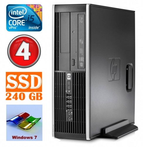Hewlett-packard HP 8100 Elite SFF i5-650 4GB 240SSD DVD WIN10PRO/W7P image 1