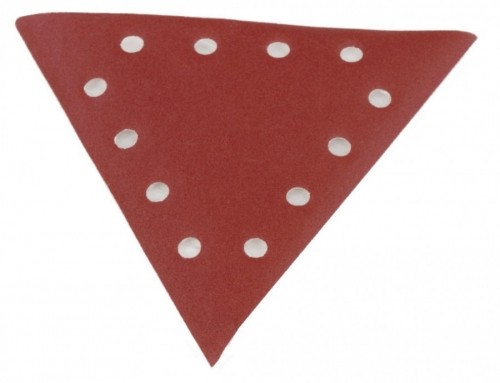 Trijstūra smilšpapīrs, grauds 240 - 10gab. DS 930, Scheppach image 1