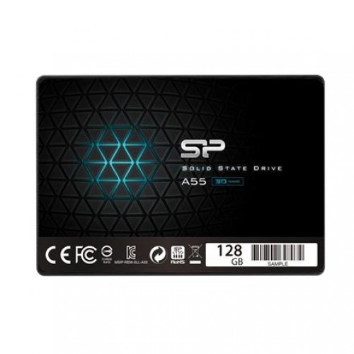 Silicon Power A55 128 GB, SSD form factor 2.5", SSD interface SATA, Write speed 420 MB/s, Read speed 550 MB/s image 1