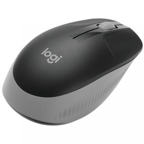 Logitech Full size Mouse M190 	Wireless, Mid Grey, USB image 1