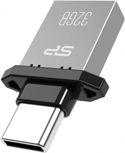 Silicon Power flash drive 32GB Mobile C20, black image 1
