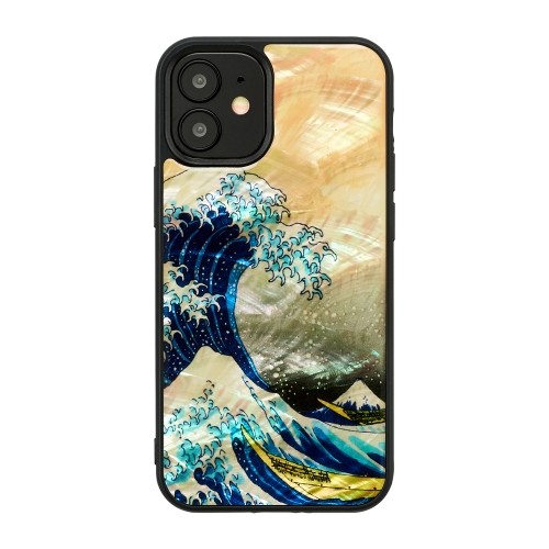 iKins case for Apple iPhone 12 mini great wave off image 1