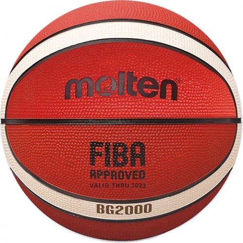 Баскетбольный мяч для тренировок MOLTEN B6G2000 FIBA, резиновый размер 6 image 1