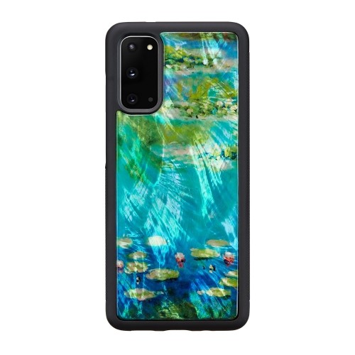 iKins case for Samsung Galaxy S20 water lilies black image 1