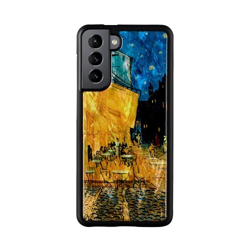 iKins case for Samsung Galaxy S21 cafe terrace black image 1