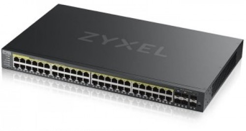 ZYXEL GS2220-50HP,EU REGION,48-PORT GBE L2 POE SWITCH WITH GBE UPLINK (1 YEAR NCC PRO PACK LICENSE BUNDLED) image 1