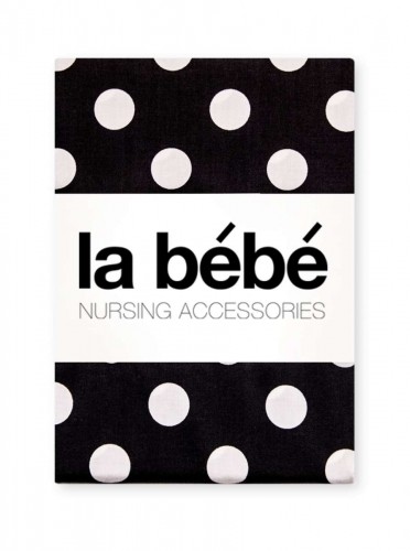 La Bebe™ Set 100x140//105x150/40x60 Art.111522 Dots Комплект детского постельного белья из 3х частей 100x140 image 1