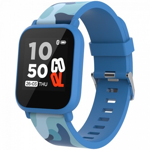 Canyon kids smart watch, 1.3 inches IPS full touch screen, blue plastic body, IP68 waterproof, BT5.0, multi-sport mode, built-in kids game, compatibility with iOS and android, 155mAh battery, Host: D42x W36x T9.9mm, Strap: 240x22mm, 33g image 1