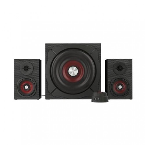 GENESIS Helium 610BT Computer Speakers, Wired, Bluetooth, Black image 1