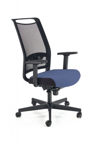 Halmar GULIETTA  office chair, color: black / blue image 1