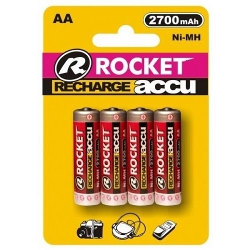 Rocket rechargeable HR6 2700mAh Blister Pack 4pcs. image 1