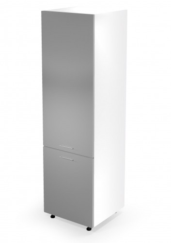 Halmar VENTO DL-60/214 high cargo cabinet, color: white / light grey image 1