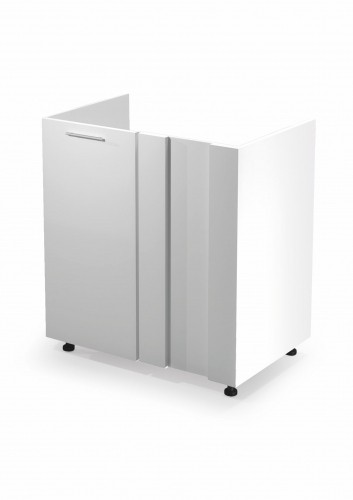 Halmar VENTO DK-80/82 corner sink cabinet, color: white image 1
