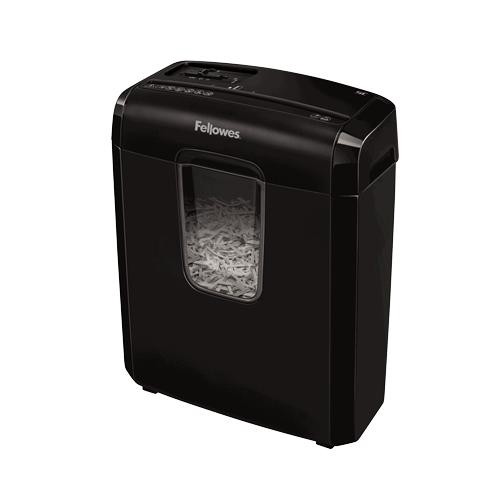 Fellowes Powershred 6C paper shredder Cross shredding 22 cm Black image 1