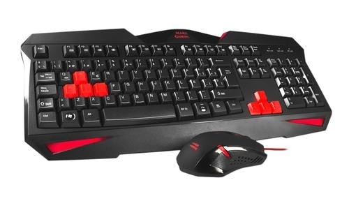 Tacens Mars Gaming MCP1 keyboard Black, Red image 1