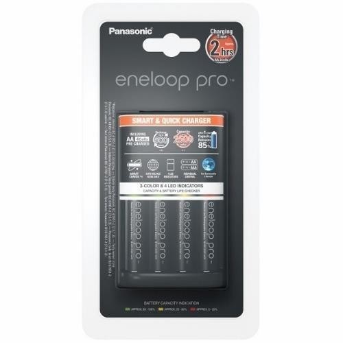 Panasonic eneloop Basic Battery Charger  1-4 AA/AAA, 4 x R6/AA 2500 mAh black incl. image 1