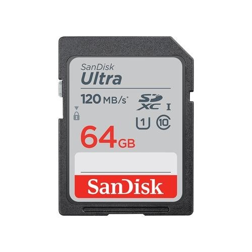 SanDisk Ultra memory card 64 GB SDXC UHS-I Class 10 image 1