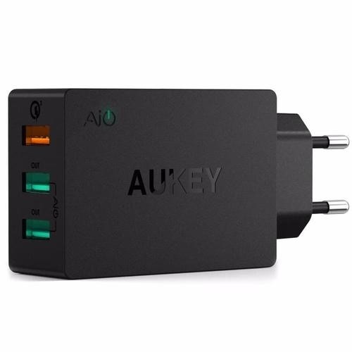 AUKEY PA-T14 mobile device charger Black Indoor image 1