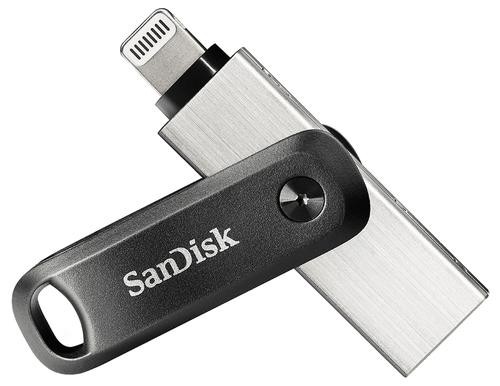 SanDisk iXpand USB flash drive 64 GB USB Type-A / Lightning 3.2 Gen 2 (3.1 Gen 2) Black, Silver image 1