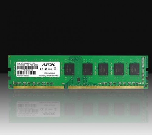 AFOX DDR3 4G 1600 UDIMM memory module 4 GB 1 x 4 GB 1600 MHz image 1