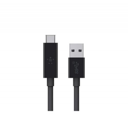 Belkin USB-A - USB-C, 0.9m USB cable USB 3.2 Gen 2 (3.1 Gen 2) USB A USB C Black image 1