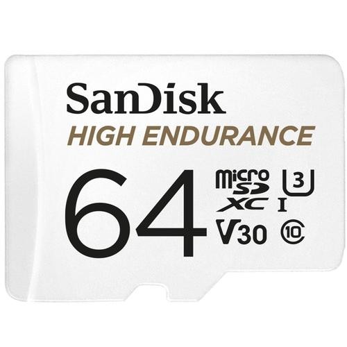 SanDisk High Endurance memory card 64 GB MicroSDXC UHS-I Class 10 image 1