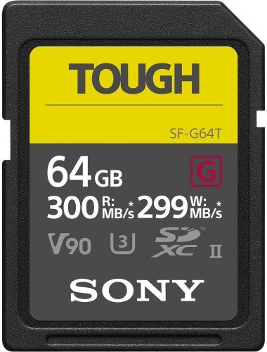 Sony SF-G Series SF-G64 SDXC UHS-II Memory Card UHS-II U3 / Class10 image 1