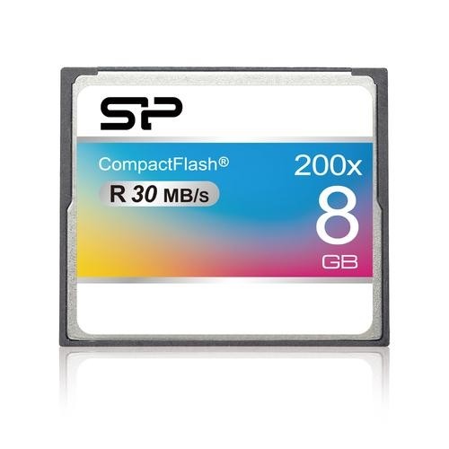 Silicon Power SP008GBCFC200V10 memory card 8 GB CompactFlash image 1