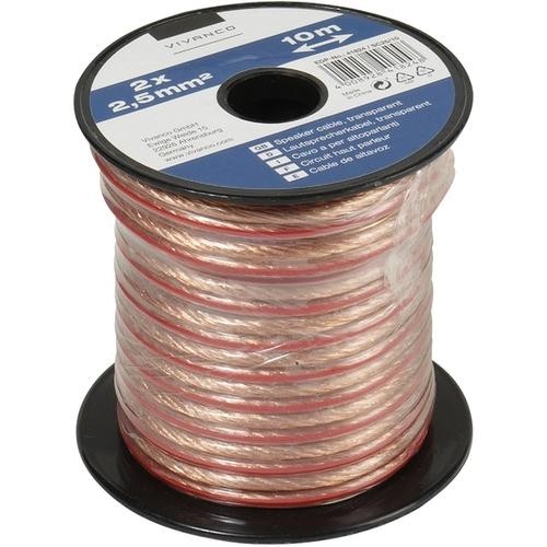 Vivanco 46824 audio cable 10 m Copper, Transparent image 1