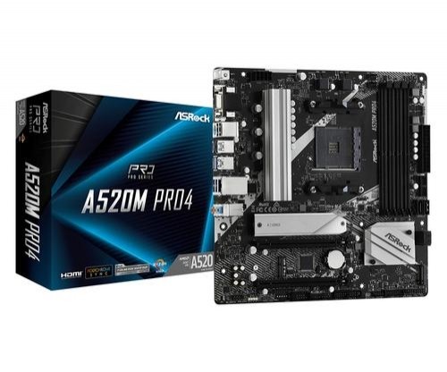 Asrock A520M Pro4 Socket AM4 micro ATX image 1