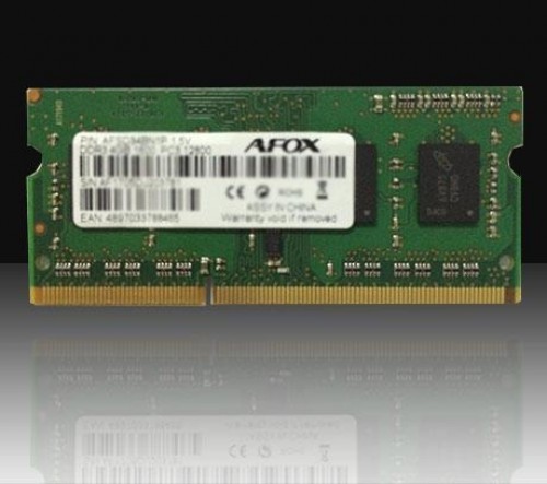 AFOX SO-DIMM DDR3 8GB memory module 1600 MHz LV 1,35V image 1