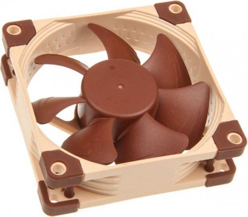 Noctua NOC-NF-A8-FLX computer cooling component Computer case Fan 8 cm Beige, Brown 1 pc(s) image 1